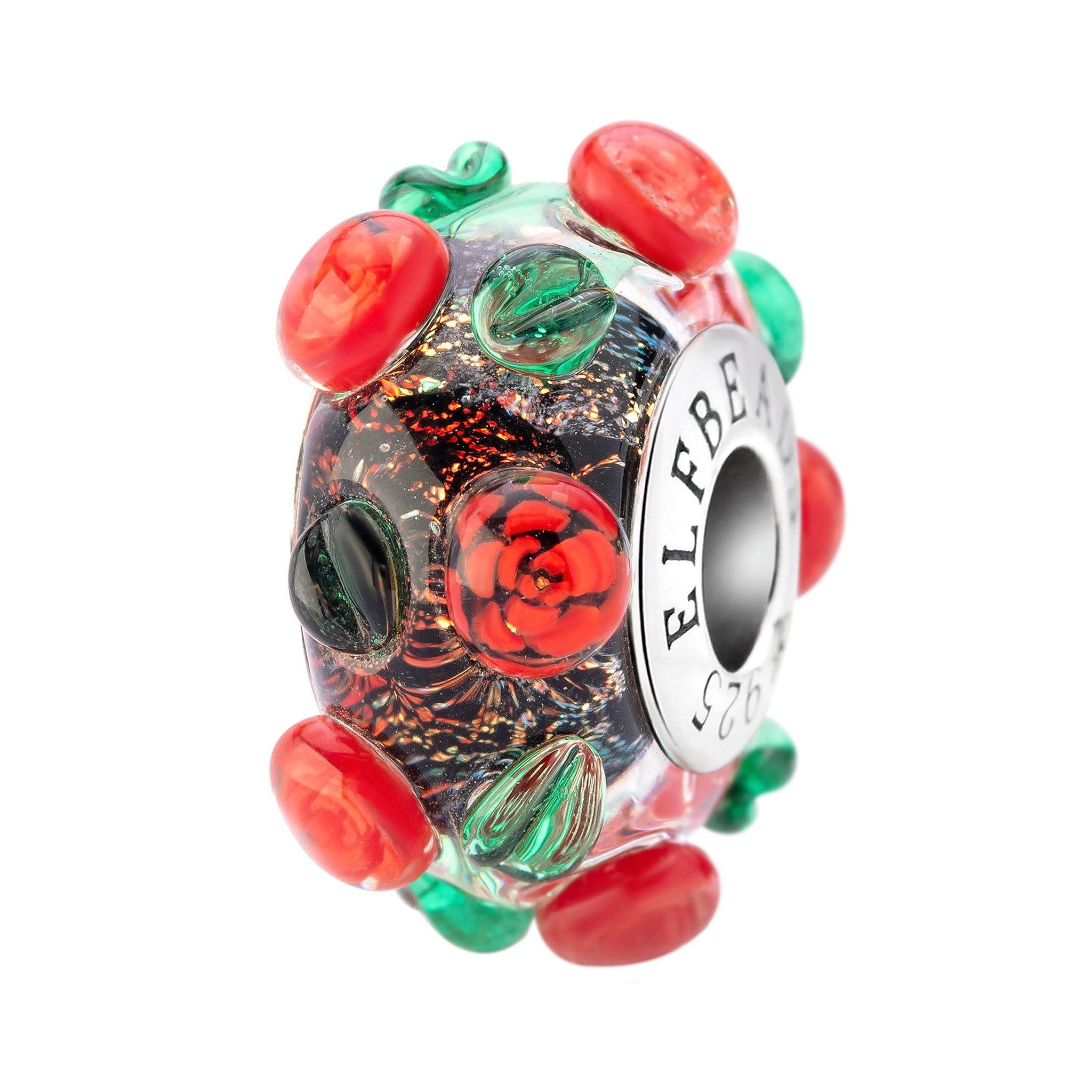Elfbeads Queen's Rose Garden red glass Bead by The Alternative Bead. Your official Elfbeads Retailer from Germany