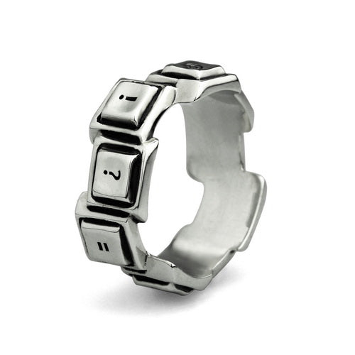 OHM Beads Typo (Retired)  sterling-silver Bead The Alternative Bead