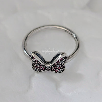 Minnie Mouse Sparkling Bow Ring