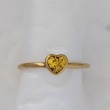 Shine Radiant Heart Ring