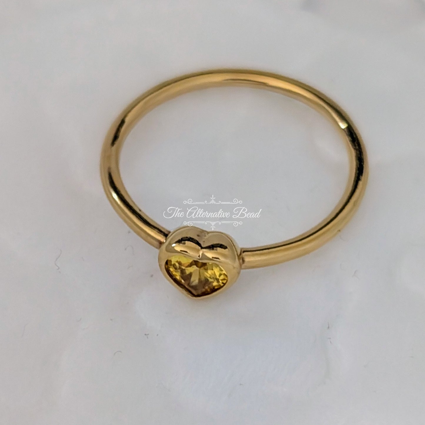 Shine Radiant Heart Ring