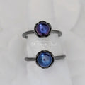 Pandora Black Rhodium Cultured Elegance Ring (190865BRPDB) blue sterling-silver Ring by The Alternative Bead. Your Jewelry Retailer from Germany