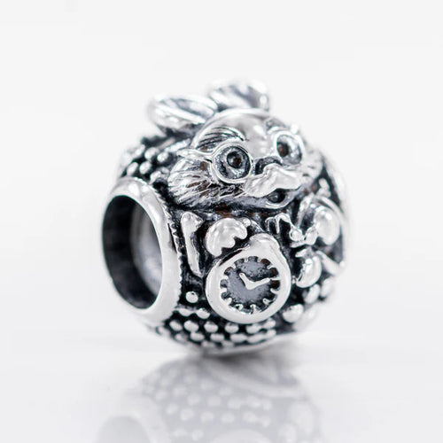 VIP-CHARMS White Rabbit Bead Charm silver sterling-silver Bead by The Alternative Bead. Your official VIP-CHARMS Retailer from Germany