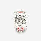Praan Rose Pumpkin silver and orange sterling-silver Bead by The Alternative Bead. Your official Praan Retailer from Germany