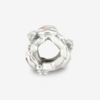 Praan Rose Pumpkin silver and orange sterling-silver Bead by The Alternative Bead. Your official Praan Retailer from Germany