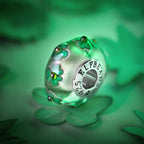 Elfbeads Shamrock Meadow  glass Bead by The Alternative Bead. Your official Elfbeads Retailer from Germany