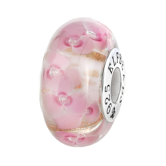  Elfbeads Sakura Petals Snow Charm by The Alternative Bead 