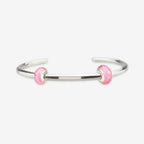 Praan Sea Pink Crystal Stopper Charms pink crystal Stopper by The Alternative Bead. Your official Praan Retailer from Germany