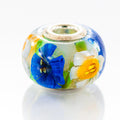 VIP-CHARMS Wonderland Bloom Bead blue glass Bead by The Alternative Bead. Your official VIP-CHARMS Retailer from Germany