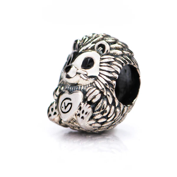 VIP-CHARMS Cute Hedgehog Bead Charm (ME0059) silver sterling-silver Charm by The Alternative Bead. Your Official VIP-CHARMS Retailer from Germany