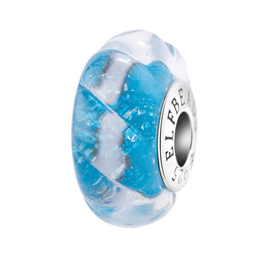 Elfbeads Shimmering Seafoam Waves blue glass Bead by The Alternative Bead. Your official Elfbeads Retailer from Germany