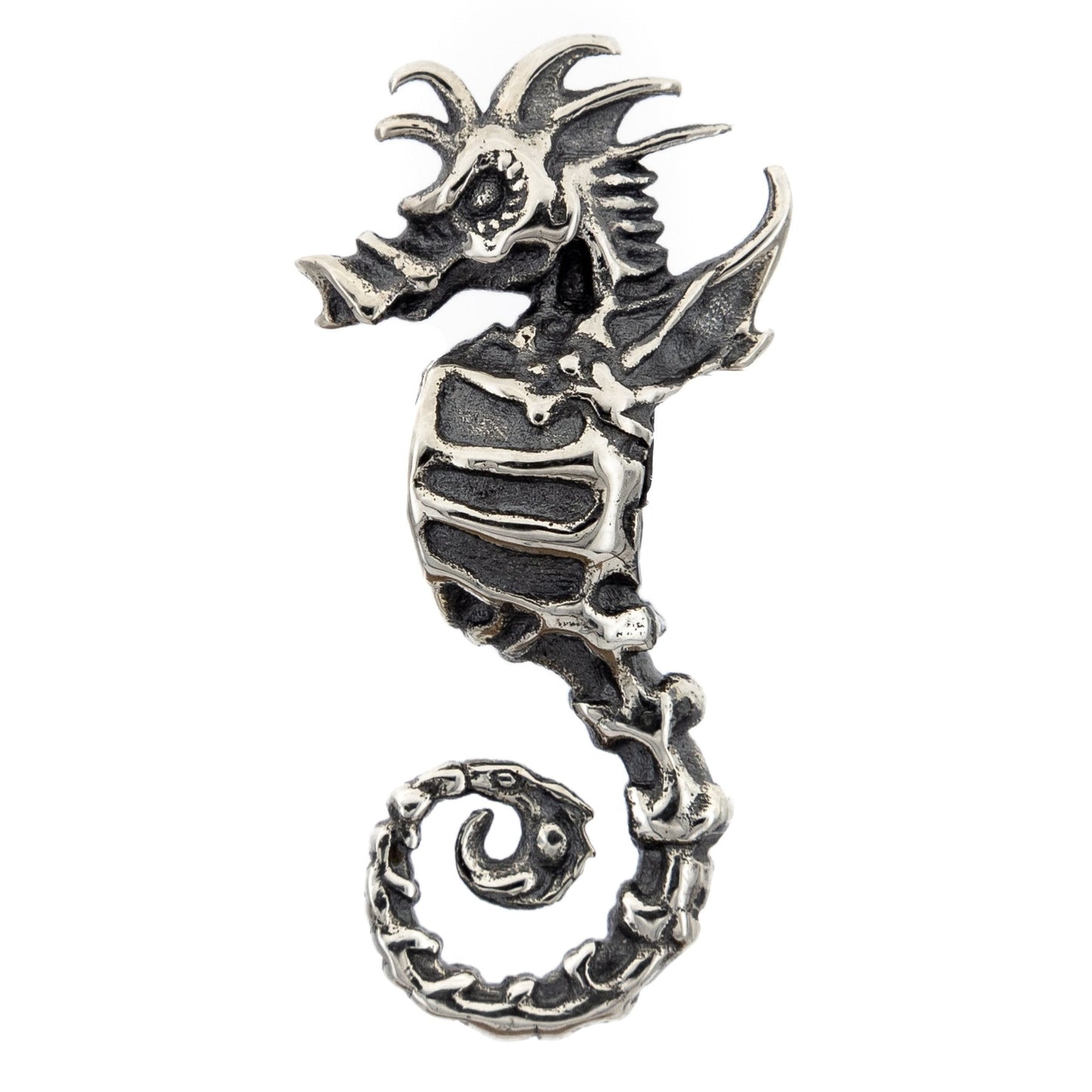  Elfbeads Skeleton Seahorse Charm by The Alternative Bead 