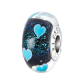 Elfbeads Starlit Heartstorm silver glass Bead by The Alternative Bead. Your official Elfbeads Retailer from Germany