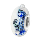 Elfbeads Starry Night Snow Storm  glass Bead by The Alternative Bead. Your official Elfbeads Retailer from Germany