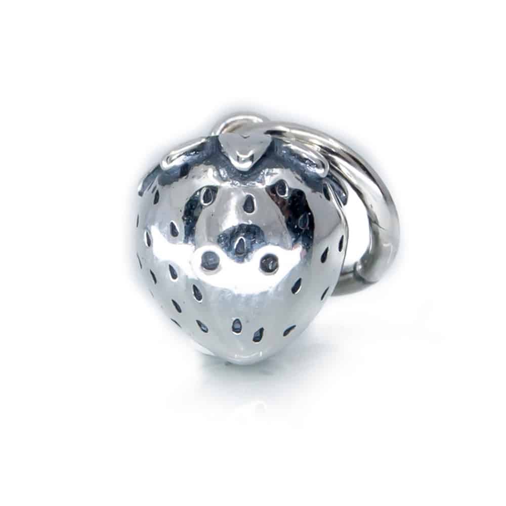 The Alternative Bead: Aurora Charm - Sweetheart Strawberry Charm Sterling Silver Charm Picture 1