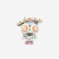 Praan Mexican Sugar Calavera Silver Charm multicolor sterling-silver Bead by The Alternative Bead. Your official Praan Retailer from Germany