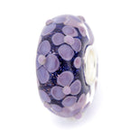 Elfbeads Summer Night Flowerfield purple glass Bead by The Alternative Bead. Your official Elfbeads Retailer from Germany