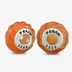 Praan Sun Orange Cat Eye Twisted Rope Stopper Charms orange natural-stone Stopper by The Alternative Bead. Your official Praan Retailer from Germany