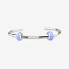 Praan Sweet Lavender Crystal Stopper Charms blue crystal Stopper by The Alternative Bead. Your official Praan Retailer from Germany