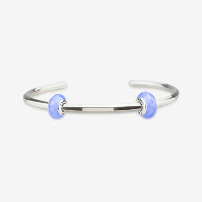 Praan Sweet Lavender Crystal Stopper Charms blue crystal Stopper by The Alternative Bead. Your official Praan Retailer from Germany