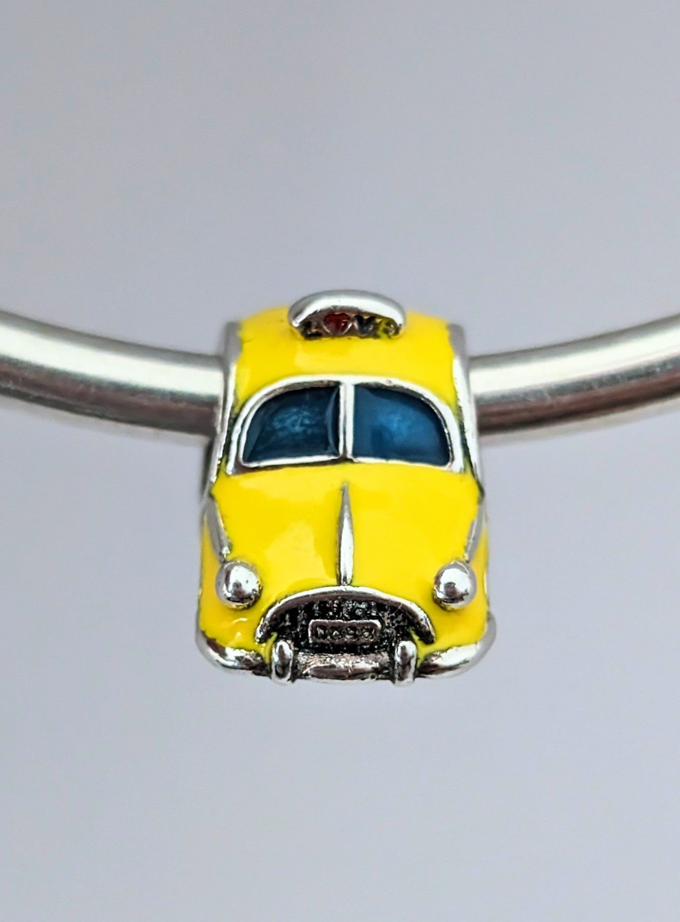 Yellow Car Charm