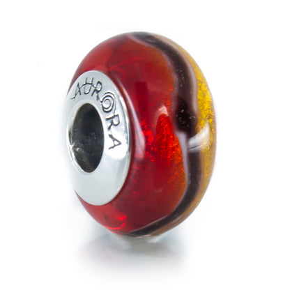 The Alternative Bead: Aurora Charm - Tao Mei Chinese Murano Glass Bead Sterling Silver Charm Picture 1