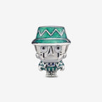 Praan The Great Oz Charm: Wizard & Machine silver; green sterling-silver; enamel Bead by The Alternative Bead. Your official Praan Retailer from Germany