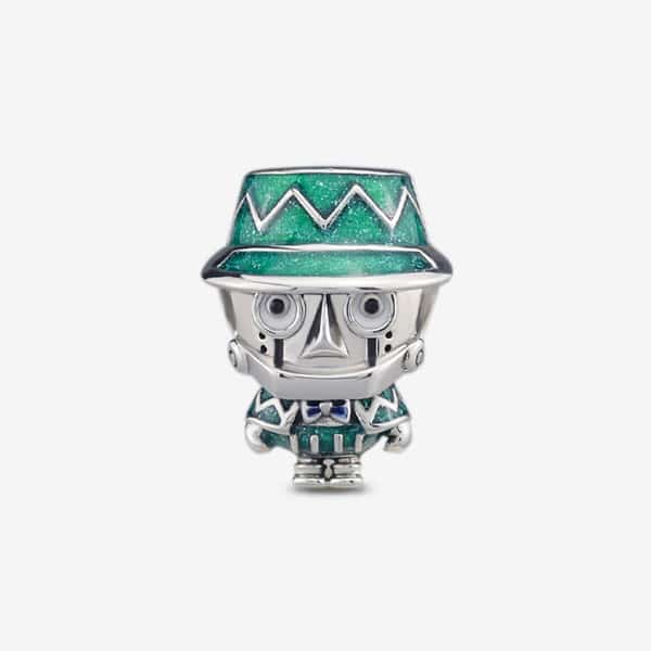 Praan The Great Oz Charm: Wizard & Machine silver; green sterling-silver; enamel Bead by The Alternative Bead. Your official Praan Retailer from Germany