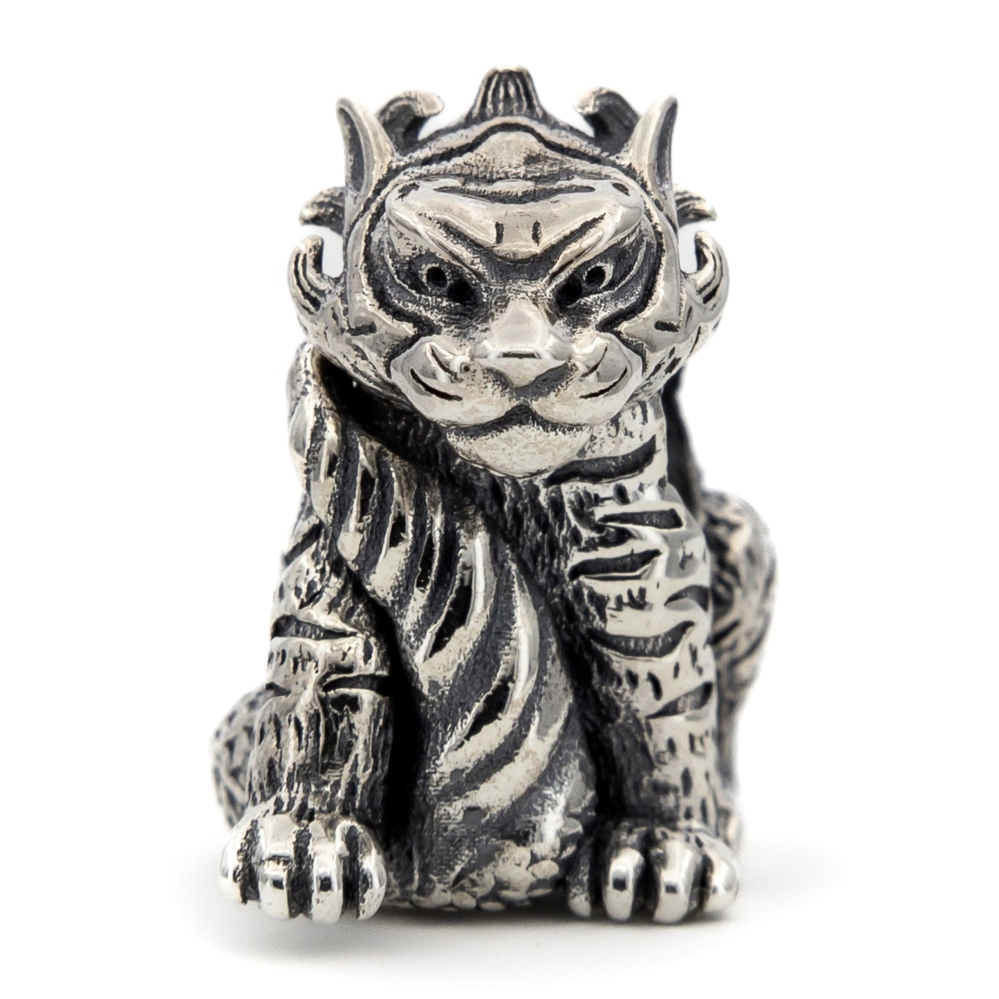 Silver Elfbeads Tiger-Dragon Charm by The Alternative Bead 