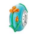 Elfbeads Tiger Lilies Bouquet blue glass Bead by The Alternative Bead. Your official Elfbeads Retailer from Germany