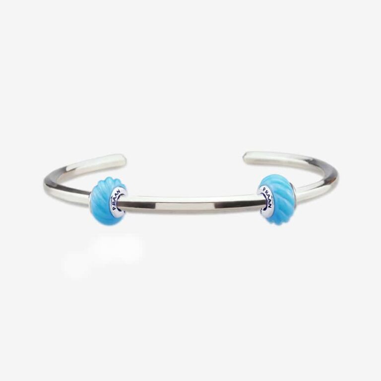 Turquoise Blue Crystal Stopper Charms