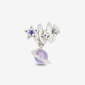 Praan Universe star charm silver; purple sterling-silver Bead by The Alternative Bead. Your official Praan Retailer from Germany