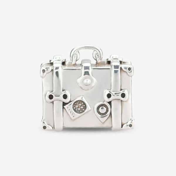 Vintage Suitcase Charm