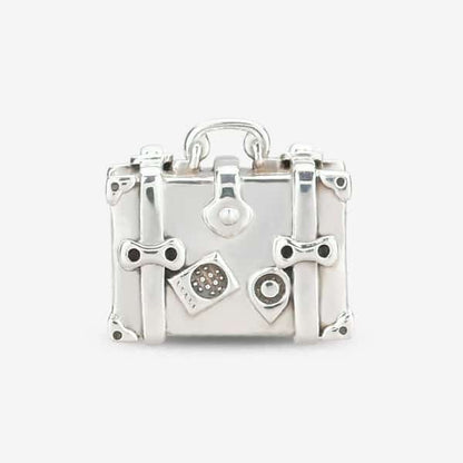 Vintage Suitcase Charm