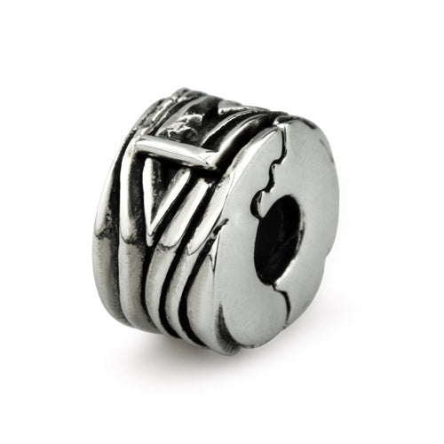 OHM Beads Wood-ness  sterling-silver Bead The Alternative Bead