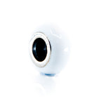 Aurora Charm White Universal Enamel Stopper white sterling-silver; enamel Stopper by The Alternative Bead. Your official Aurora Charm Retailer from Germany