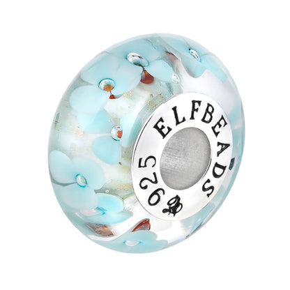  Elfbeads Winter Petals Snow Charm by The Alternative Bead 