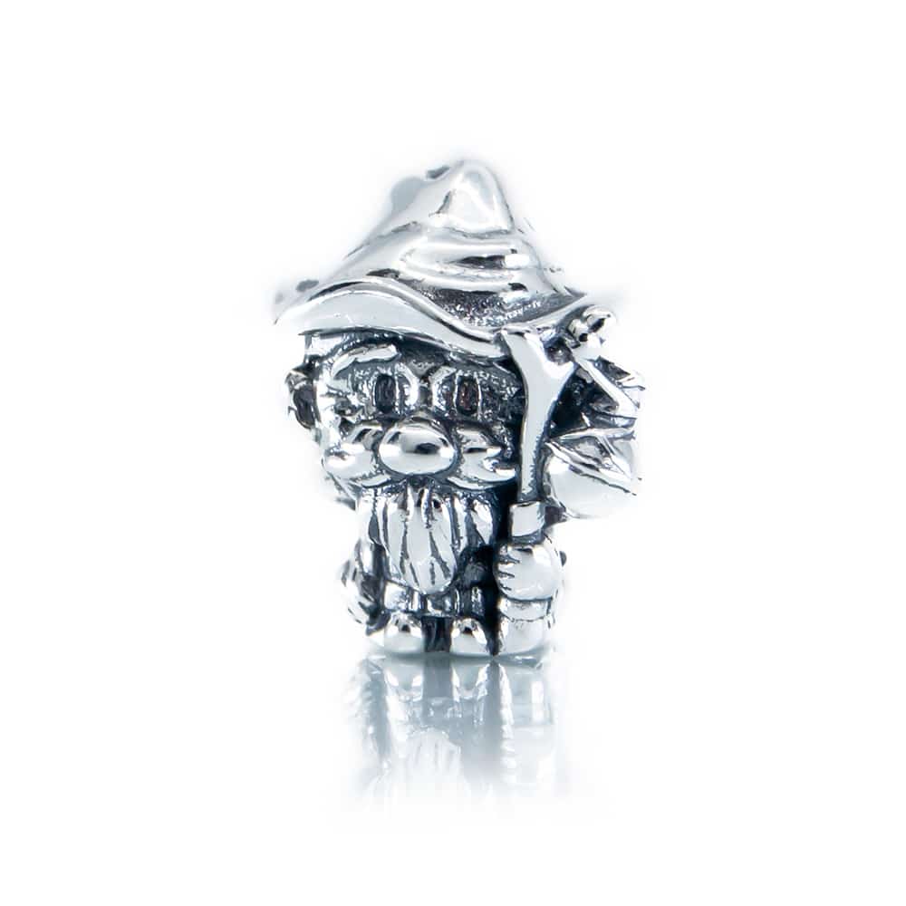 The Alternative Bead: Aurora Charm - Wise Sorcerer Wizard Charm Sterling Silver Charm Picture 1