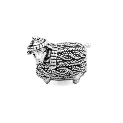 Black Raven Beads Woolly Sheep silver sterling-silver Charm by The Alternative Bead. Your official Black Raven Beads Retailer from Germany