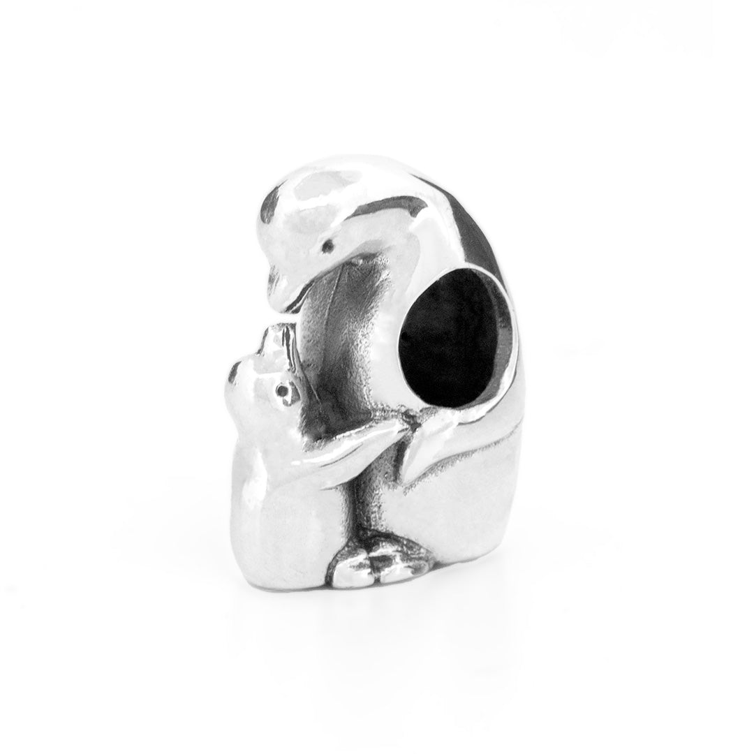 Black Raven Beads Penguin Love silver sterling-silver Charm by The Alternative Bead. Your official Black Raven Beads Retailer from Germany