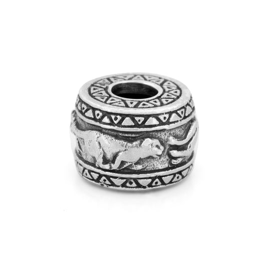 Black Raven Beads Cheetah Running silver sterling-silver Bead by The Alternative Bead. Your official Black Raven Beads Retailer from Germany
