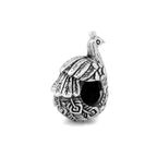 Black Raven Beads Peacock Grace silver sterling-silver Bead by The Alternative Bead. Your official Black Raven Beads Retailer from Germany