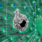 Black Raven Beads Peacock Grace silver sterling-silver Bead by The Alternative Bead. Your official Black Raven Beads Retailer from Germany
