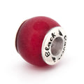 Black Raven Beads Ruby Jade red natural-stone Charm by The Alternative Bead. Your official Black Raven Beads Retailer from Germany