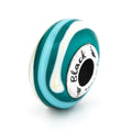 Black Raven Beads Sea Sounds blue and green and white glass Charm by The Alternative Bead. Your official Black Raven Beads Retailer from Germany