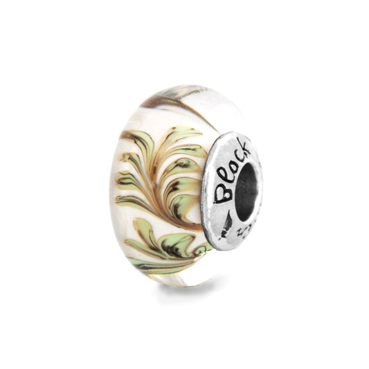 Black Raven Beads Rosemary Glass white; brown glass Bead by The Alternative Bead. Your official Black Raven Beads Retailer from Germany