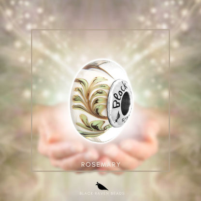 Black Raven Beads Rosemary Glass white; brown glass Bead by The Alternative Bead. Your official Black Raven Beads Retailer from Germany