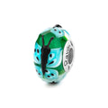 Black Raven Beads Blue Butterfly blue and green glass Charm by The Alternative Bead. Your official Black Raven Beads Retailer from Germany