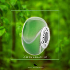 Black Raven Beads Green Amardillo green glass Charm by The Alternative Bead. Your official Black Raven Beads Retailer from Germany