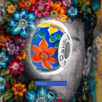 Frida Flowers Glass